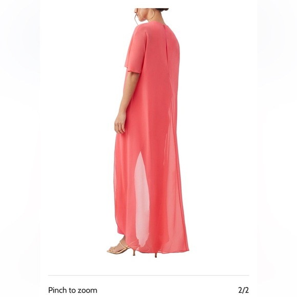 Trina Turk Vibrant Pink High Low Dress - Picture 2 of 11